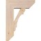 Ekena Millwork Olympic Slat Smooth Bracket w/ Offset Brace, Douglas Fir, 7 1/2"W x 20"D x 28"H BKT0806X20X28OLY06SDF - alternate 2